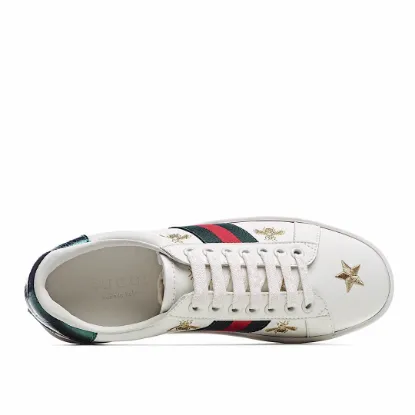 Picture of Gucci ACE series small white shoes casual shoes