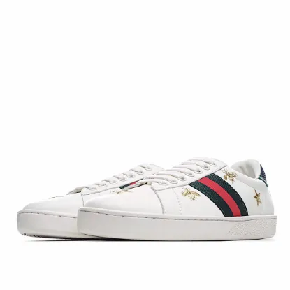 Picture of Gucci ACE series small white shoes casual shoes