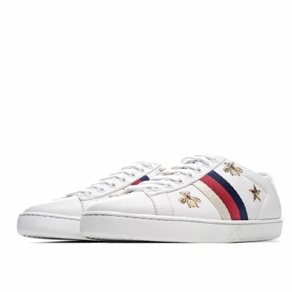 Picture of Gucci ACE series small white shoes casual shoes