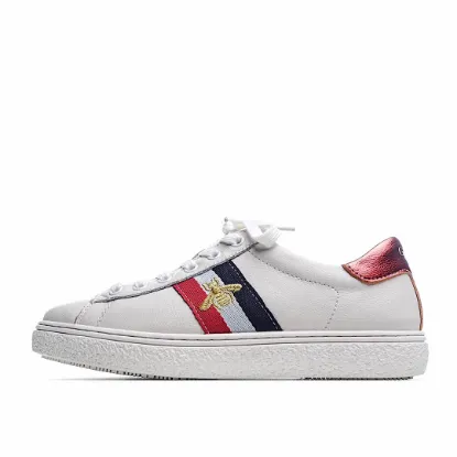 Picture of Gucci ACE series small white shoes casual shoes