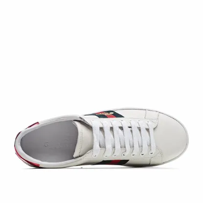 Picture of Gucci ACE series small white shoes casual shoes