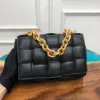 Picture of BV CHAIN BAG SIZE: 26X18CM BLACK GOLD