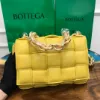 Picture of BV CHAIN BAG SIZE: 26X18CM CORN YELLOW