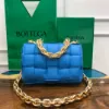 Picture of BV CHAIN BAG SIZE: 26X18CM POOL BLUE