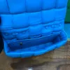 Picture of BV CHAIN BAG SIZE: 26X18CM POOL BLUE