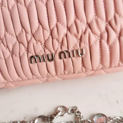 Picture of Miu Miu Diamond Chain Bag size: 22.5, 4.5, 12