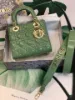 Picture of ABCDior Calf Patent Leather Rattan Check Handbag Size:20 x 16.5 x 8cm