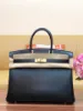 Picture of Birkin box black with gold buckle