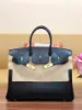 Picture of Birkin box black with gold buckle