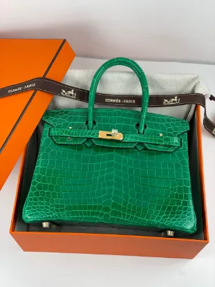 Picture of Birkin Ro Emerald Green Size: 30cm