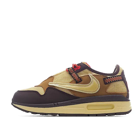 Picture of NIKE TRAVIS SCOTT X AIR MAX 1CACTUS JACK⁠⁠ RUNNING SHOE DARK TAN