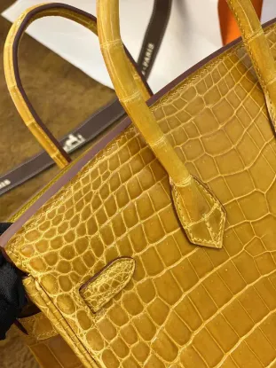 Picture of Crocodile Leather Bag Size: 25cm