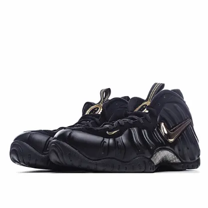 Picture of NIKE AIR FOAMPOSITE PRO BLACK AND GOLD FOAM