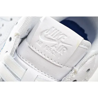 Picture of FRAGMENT DESIGN X NIKE AIR FORCE 1 LOW WHITE AND BLUE LOW TOP 3M