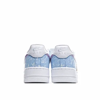 Picture of NIKE AIR FORCE1 LOW WHITE BLUE