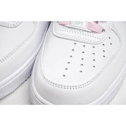 Picture of NIKE AIR FORCE 1 '07 LUXE WHITE PINK GREEN LOW TOP