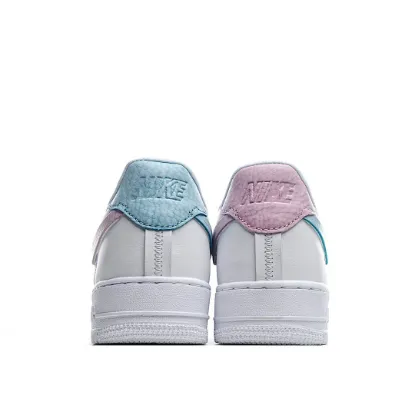 Picture of NIKE AIR FORCE 1 '07 LUXE WHITE PINK GREEN LOW TOP