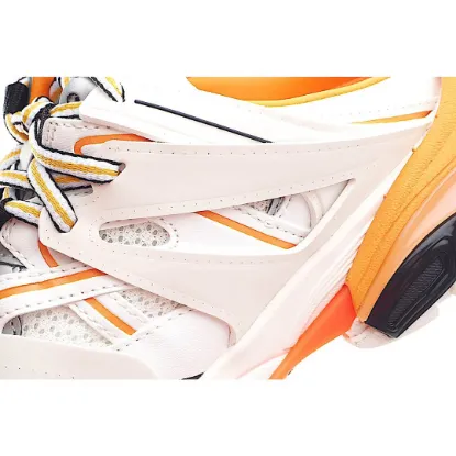 Picture of BALENCIAGA SNEAKER TESS S.GOMMA MAILLE WHITE/ORANGE