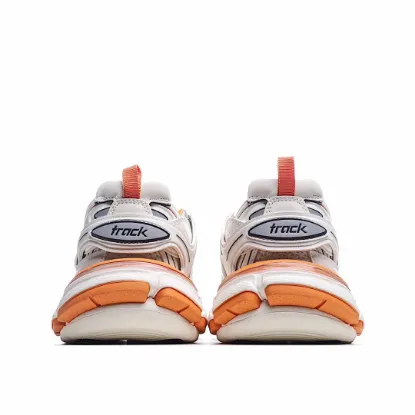 Picture of BALENCIAGA SNEAKER TESS S.GOMMA MAILLE WHITE/ORANGE