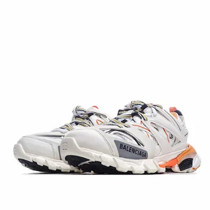 Picture of BALENCIAGA SNEAKER TESS S.GOMMA MAILLE WHITE/ORANGE