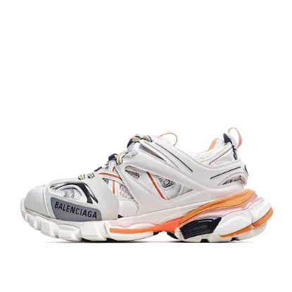 Picture of BALENCIAGA SNEAKER TESS S.GOMMA MAILLE WHITE/ORANGE