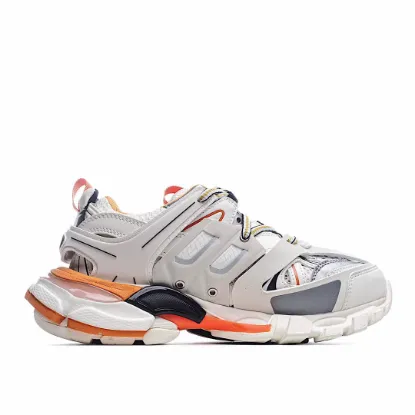 Picture of BALENCIAGA SNEAKER TESS S.GOMMA MAILLE WHITE/ORANGE