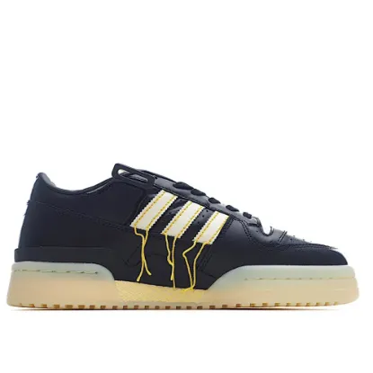 Picture of Adidas Forum 84 Low Premium 'Black Easy Yellow'