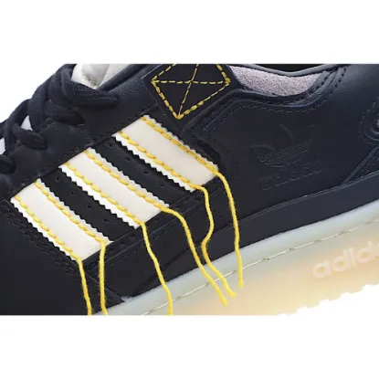 Picture of Adidas Forum 84 Low Premium 'Black Easy Yellow'