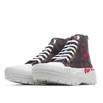 Picture of LOUIS VUITTON SQUAD SNEAKER HIGH HIGH-TOP SNEAKERS