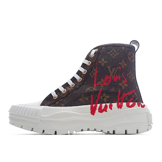 Picture of LOUIS VUITTON SQUAD SNEAKER HIGH HIGH-TOP SNEAKERS