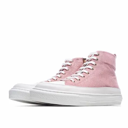 Picture of LOUIS VUITTON STELLAR SNEAKER BOOT CASUAL WHITE BOARD SHOES PINK/BLUE