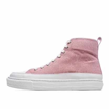 Picture of LOUIS VUITTON STELLAR SNEAKER BOOT CASUAL WHITE BOARD SHOES PINK/BLUE