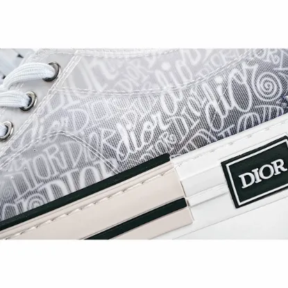 Picture of Dior B23 Oblique Slip-on Low Top Sneakers Sheer Print Sneakers