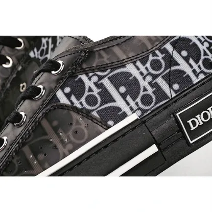 Picture of Dior B23 Oblique Slip-on Low Top Sneakers Sheer Print Sneakers