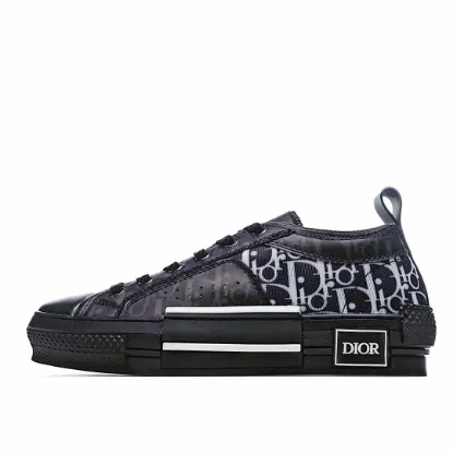 Picture of Dior B23 Oblique Slip-on Low Top Sneakers Sheer Print Sneakers