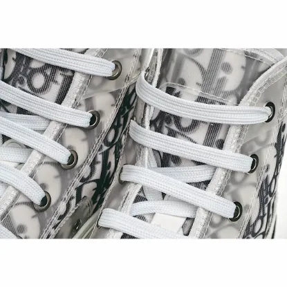 Picture of Dior B23 Oblique Slip-on Low Top Sneakers Sheer Print Sneakers