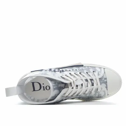 Picture of Dior B23 Oblique Slip-on Low Top Sneakers Sheer Print Sneakers