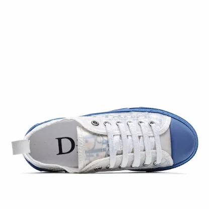 Picture of Dior B23 Oblique Slip-on Low Top Sneakers Sheer Print Sneakers