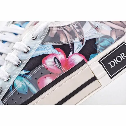 Picture of Dior B23 Oblique Slip-on Low Top Sneakers Sheer Print Sneakers