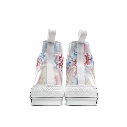 Picture of Dior B23 Oblique Slip-on Low Top Sneakers Sheer Print Sneakers