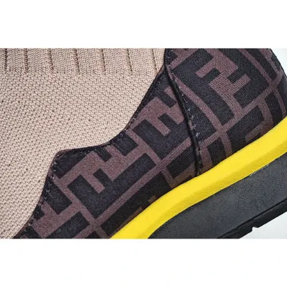 Picture of Fendi Knitted Stretch Martin Boots