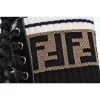 Picture of Fendi Knitted Stretch Martin Boots