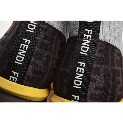 Picture of Fendi Knitted Stretch Martin Boots