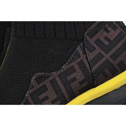 Picture of Fendi Knitted Stretch Martin Boots