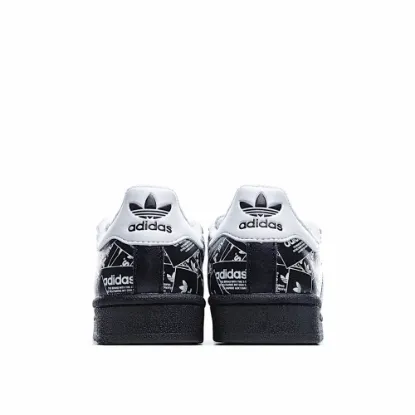 Picture of Adidas Superstar 'All Over Print - Black'