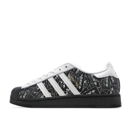 Picture of Adidas Superstar 'All Over Print - Black'