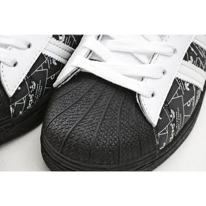 Picture of Adidas Superstar 'All Over Print - Black'