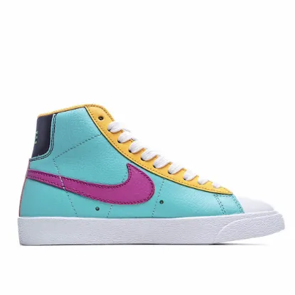 Picture of NIKE BLAZER MID GS 'AURORA PURPLE ORANGE'