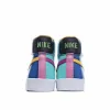 Picture of NIKE BLAZER MID GS 'AURORA PURPLE ORANGE'