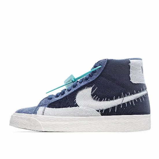 Picture of NIKE BLAZER MID SB'SASHIKO PACK --MYSTIC NAVY'